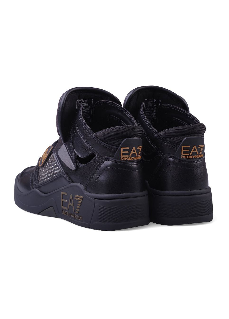 Черные полусапоги женские ARMANI EA7