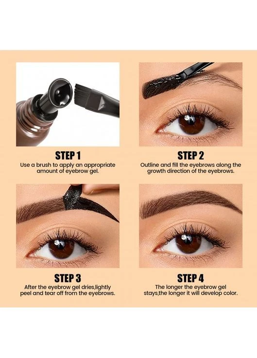 Тинт для бровей Handaiyan Peel-off, краска для бровей, разные тона, 1 шт No Brand (385872172)