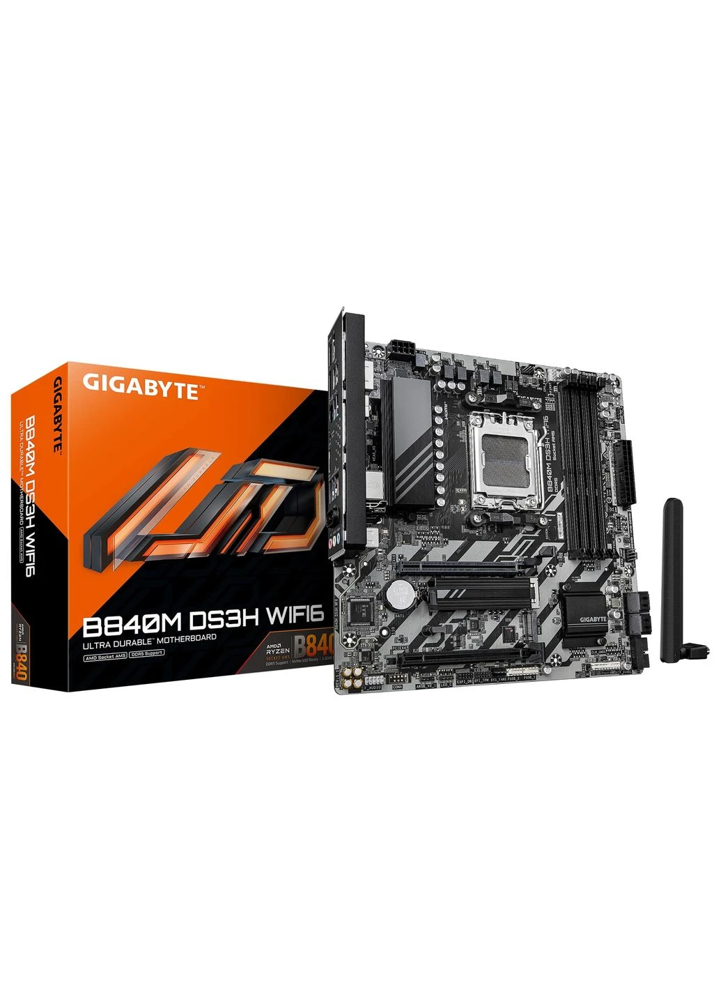 Материнська плата B840M DS3H WF6 Socket AM5 Gigabyte (377471153)