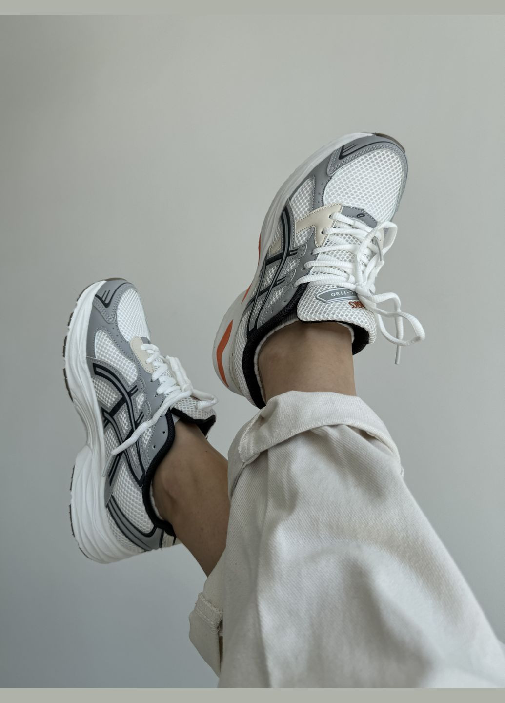 Кросівки жіночі Asics Gel-1130 grey white | Асікс Гель-1130 сірі білі No Brand сірі демісезони (316507765)