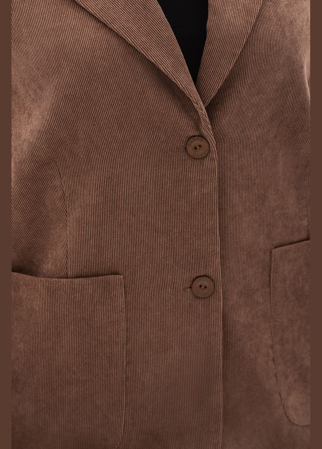 Коричневый женский жакет suzi коричневый Garne однотонный - демисезонный