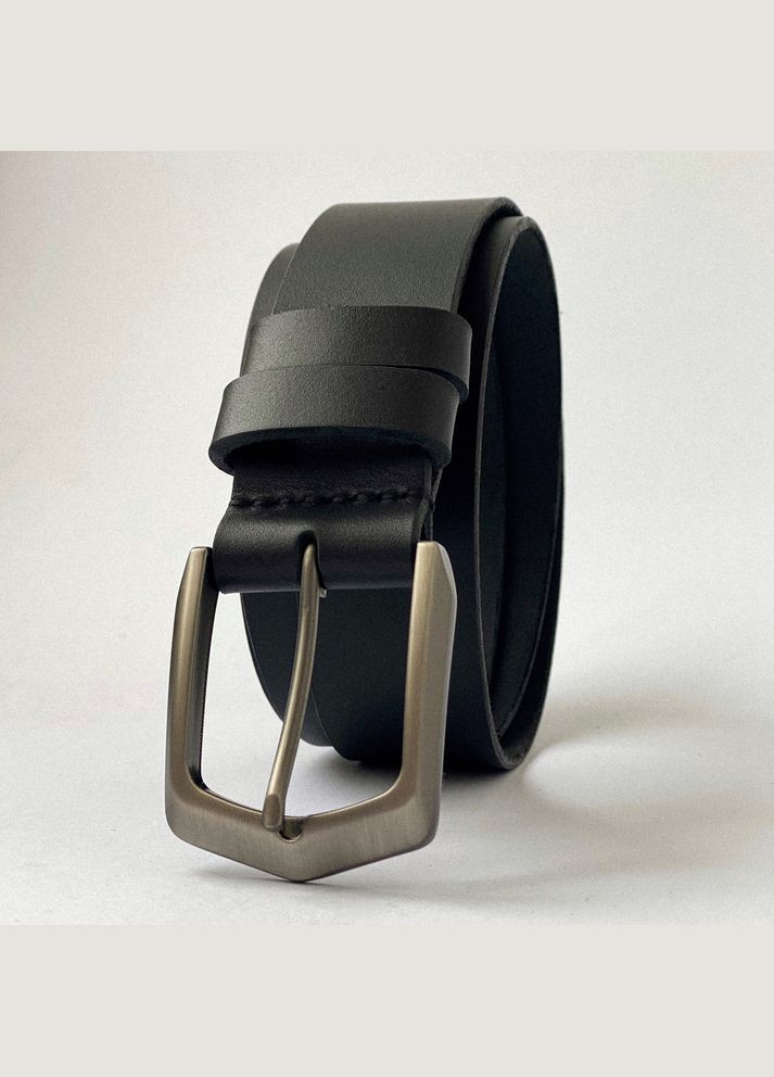 Ремень кожаный с пряжкой из оружейной стали SD Handmade (357489770)