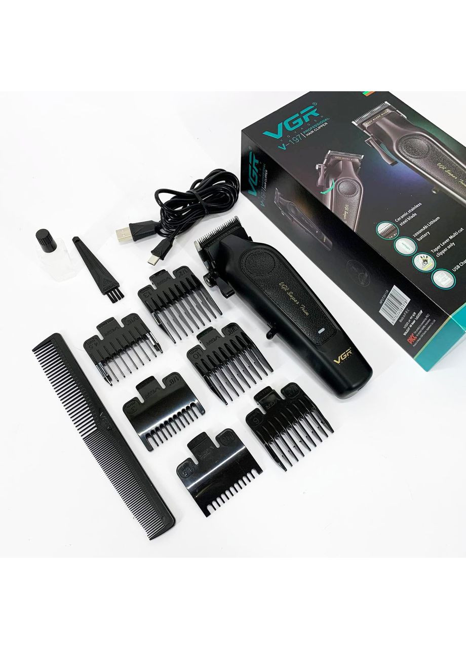 Акумуляторна машинка для стрижки V-197 VGR (364665566)