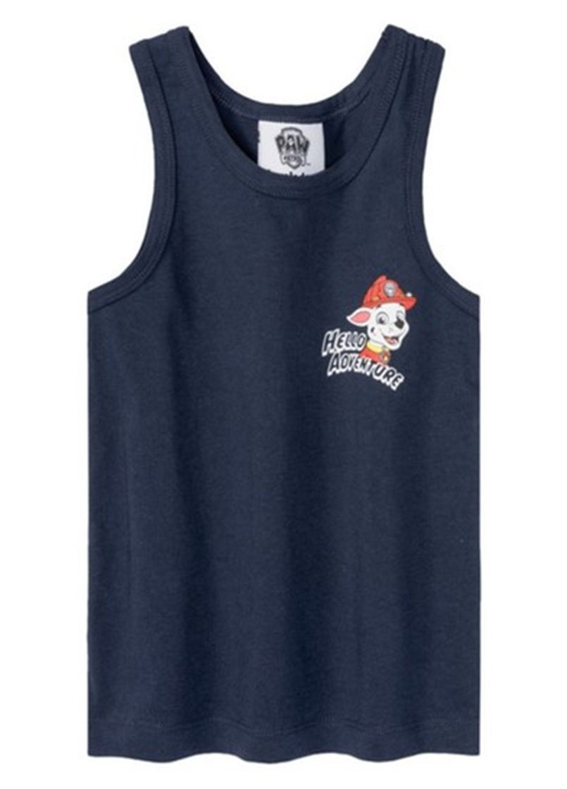 Темно-синий демисезонный комплект белья Paw Patrol