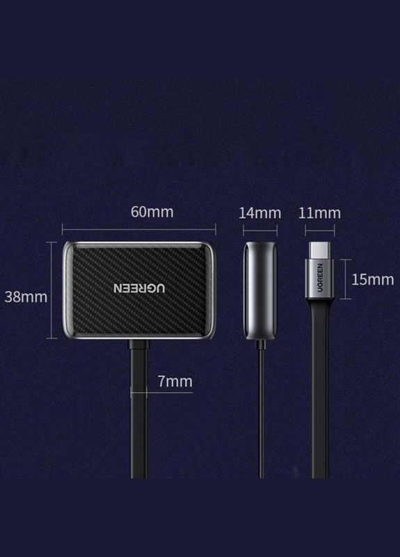 Адаптер CM303 HDMI+VGA - USB Type-C (F/M), Black (70549) Ugreen (336953226)