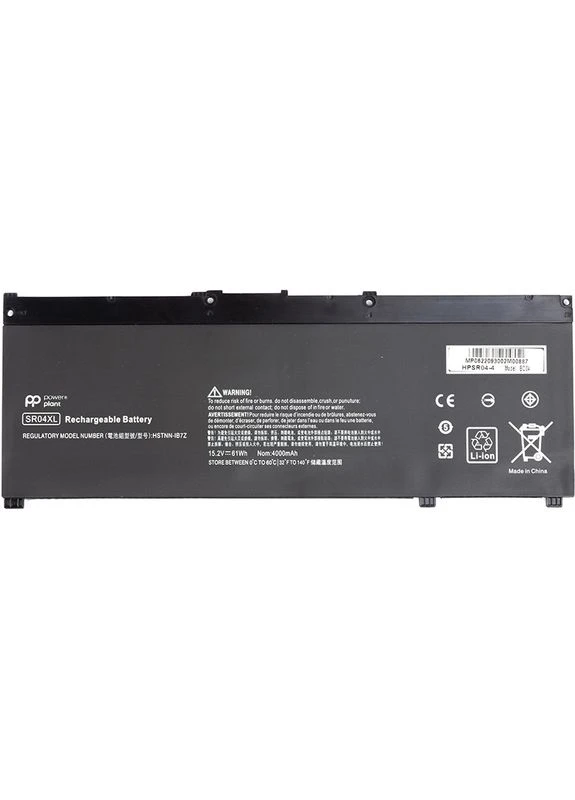 Акумулятор HP Omen 15 2017 (SR04XL) 15.2V 4000mAh (NB461943) PowerPlant (323134067)