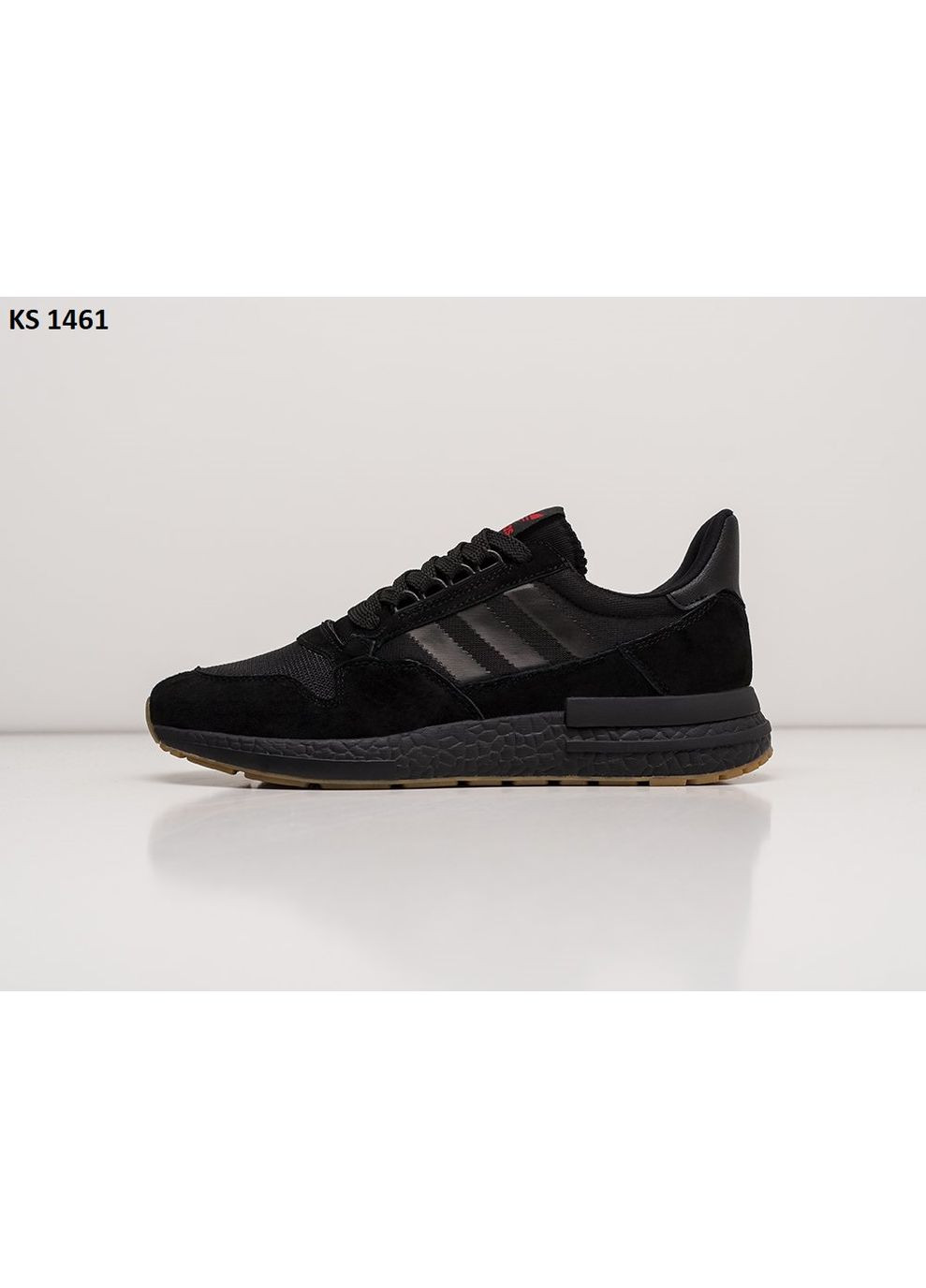 Черные демисезонные кроссовки мужские adidas originals zx500 rm completely black адидас No Brand