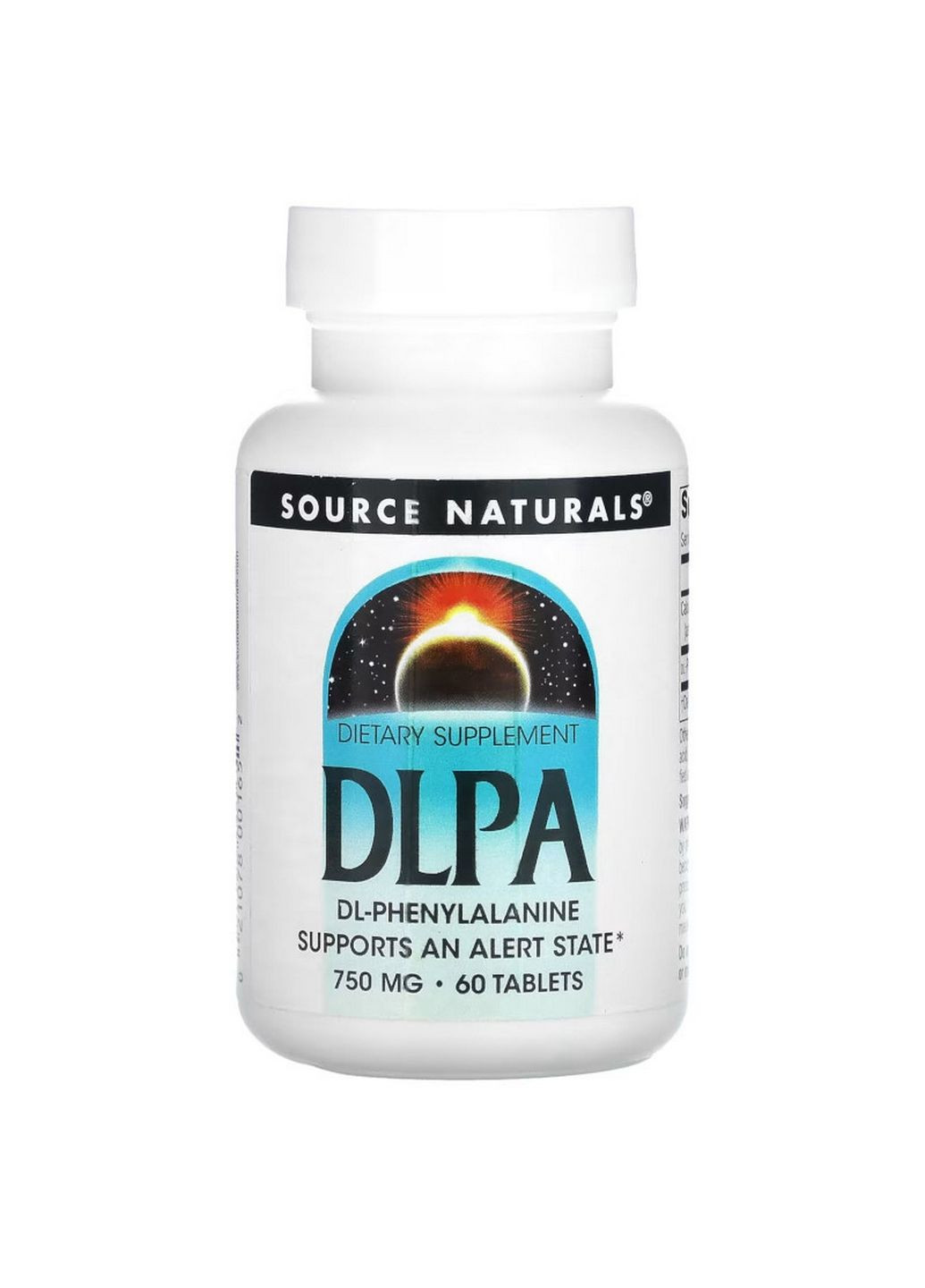Аминокислота DLPA 750 mg, 60 таблеток Source Naturals (293341994)