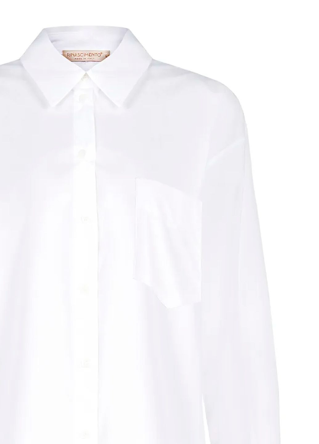 Біла сорочка з лампасами Rinascimento (298616828)