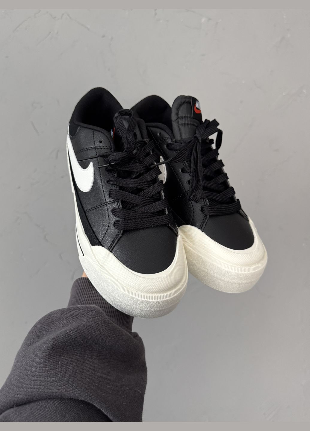 Кросівки жіночі Nike Court Legacy Lift black white | Найк Коурт Легасі чорно-білі No Brand чорно-білі демісезони (316091112)