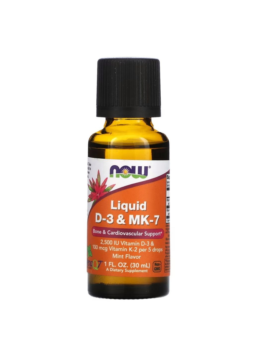 Витамины и минералы Liquid D3 & MK-7, 30 мл Now (294929051)