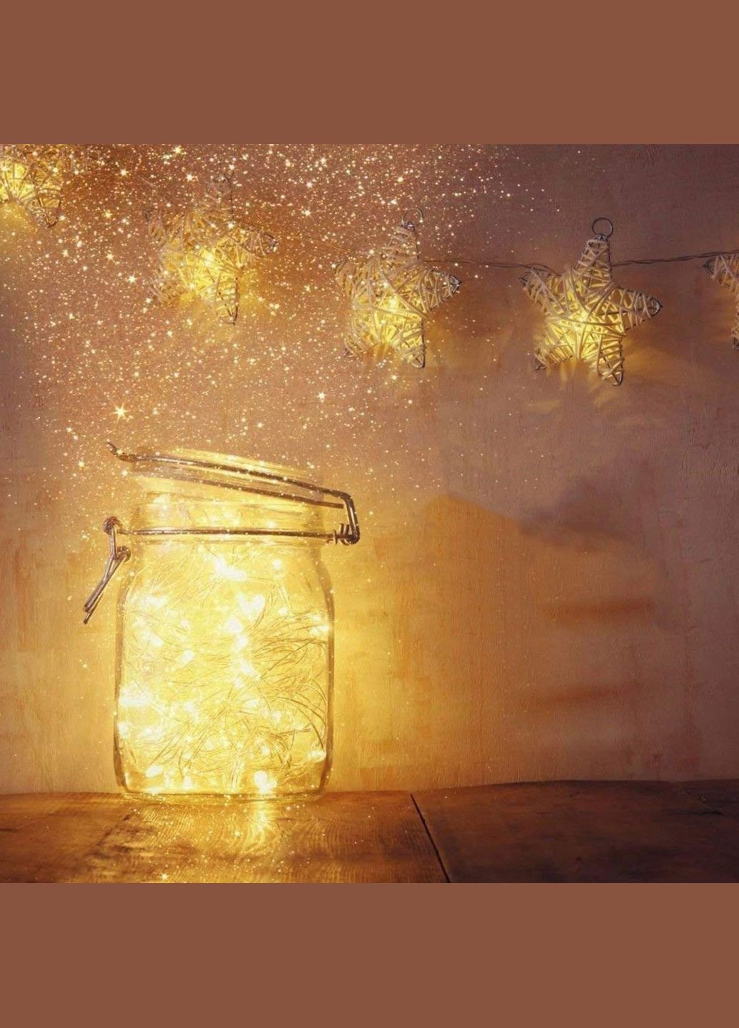 Гирлянда на батарейках 4.9 м 50 LED Pilot CL0105 Warm White Springos (315781182)