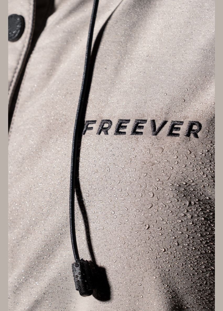 Бежевая зимняя парка nf 71005 бежевая Freever