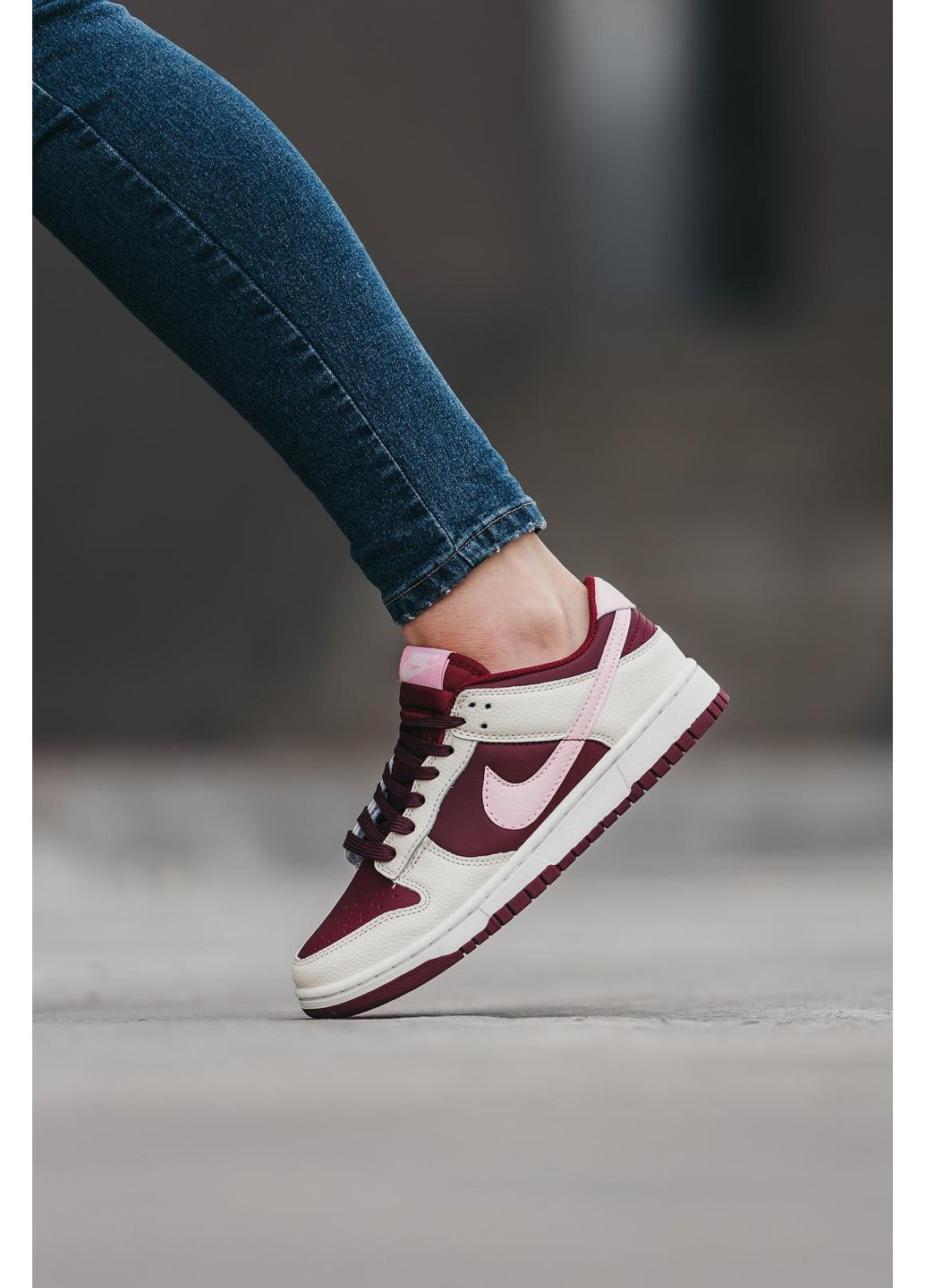 Білі Осінні кросівки чоловічі nike sb dunk low prm valentines day найк сб данк No Brand