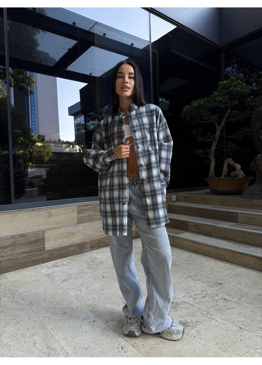 🖤 Ідеальна оверсайз сорочка (унісекс) — заміри в описі GD/GL Модний простір (360978674)