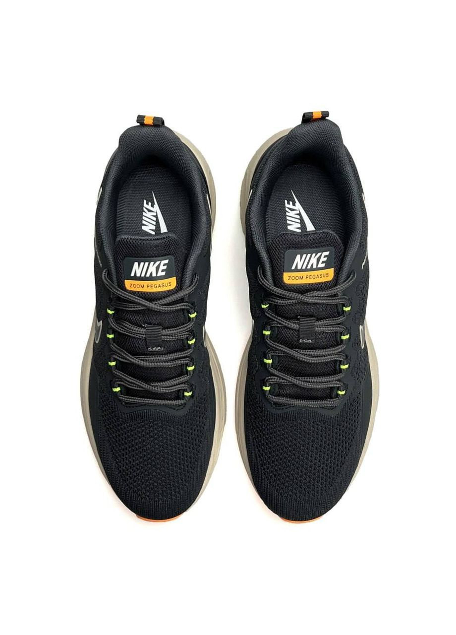 Темно-сірі Осінні кросівки чоловічі nike No Brand Air Zoom Pegasus Grey Beige