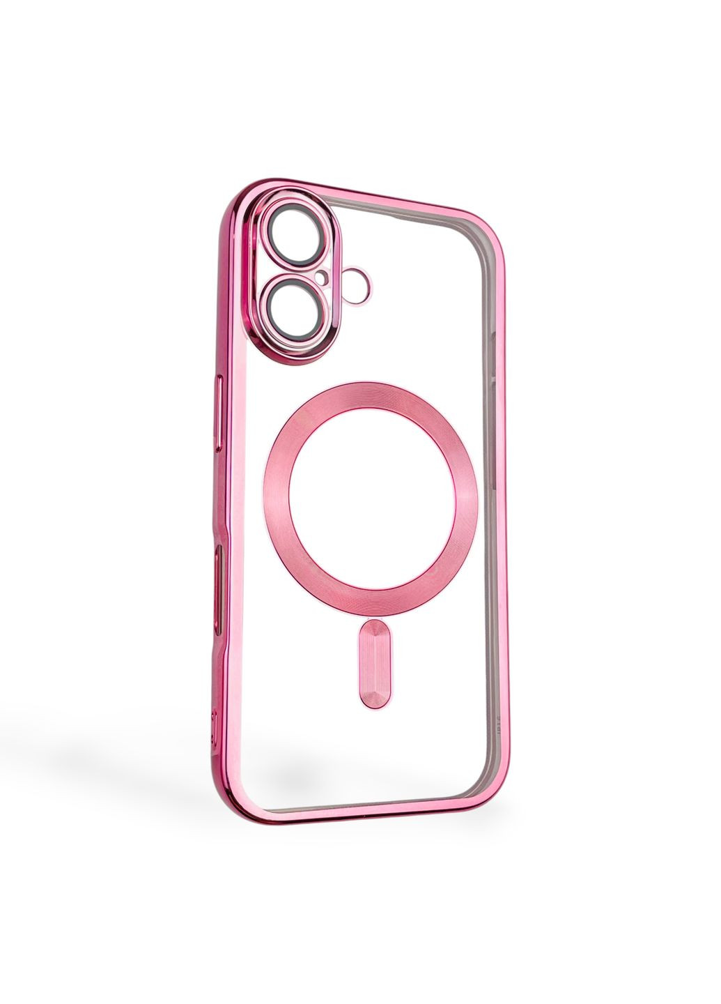 Чохол для iPhone 16 з лінзами на камері з MagSafe на айфон 16 рожевий Apple (366386618)