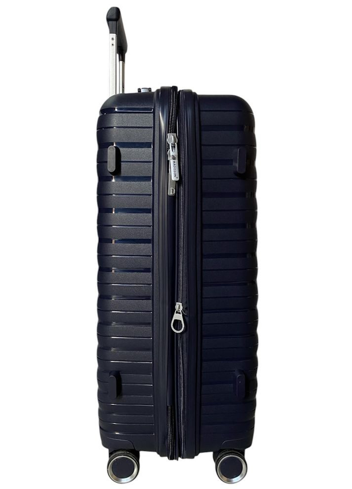 Чемодан малый для ручной клади Madisson 51203 полипропилен S Темно-синий Snowball (327792583)