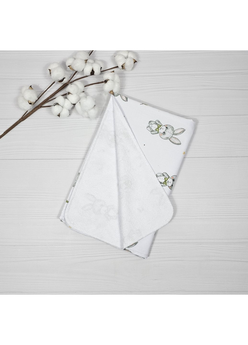 Пелюшка дитяча a.l.babybox Зайчикова казка багаторазова непромокаюча 80x100 см No Brand (362190791)