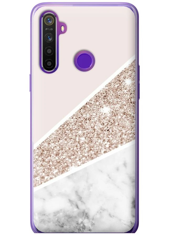 2D пластиковий чохол 'Пастельний мармур' для Endorphone Realme 6i (400830068)
