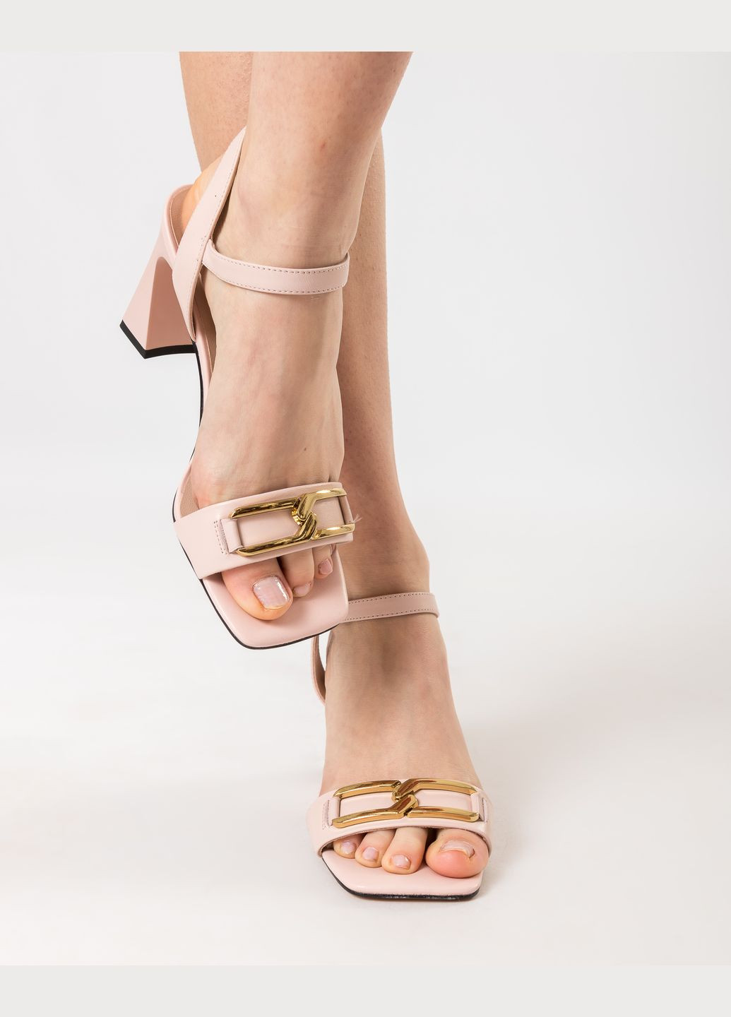 Пудровые босоножки (1108л) Brocoli