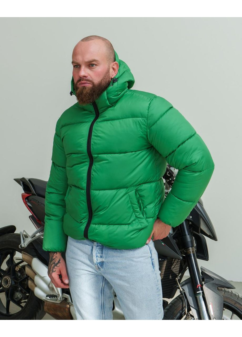 Зеленый зимний Пуховик Vakko