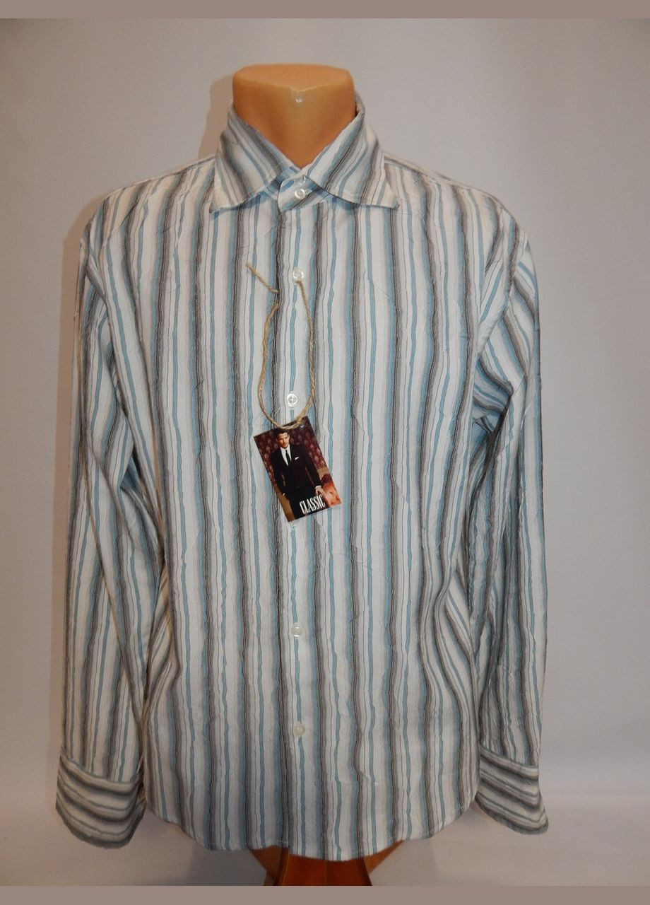 Белая кэжуал рубашка No Brand