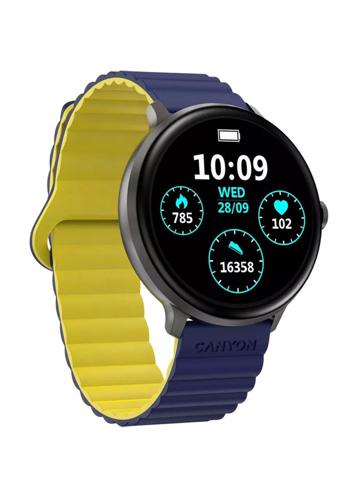 Смарт-годинник Jacky SW-69 Blue Yellow (CNS-SW69BL) Canyon (323043966)