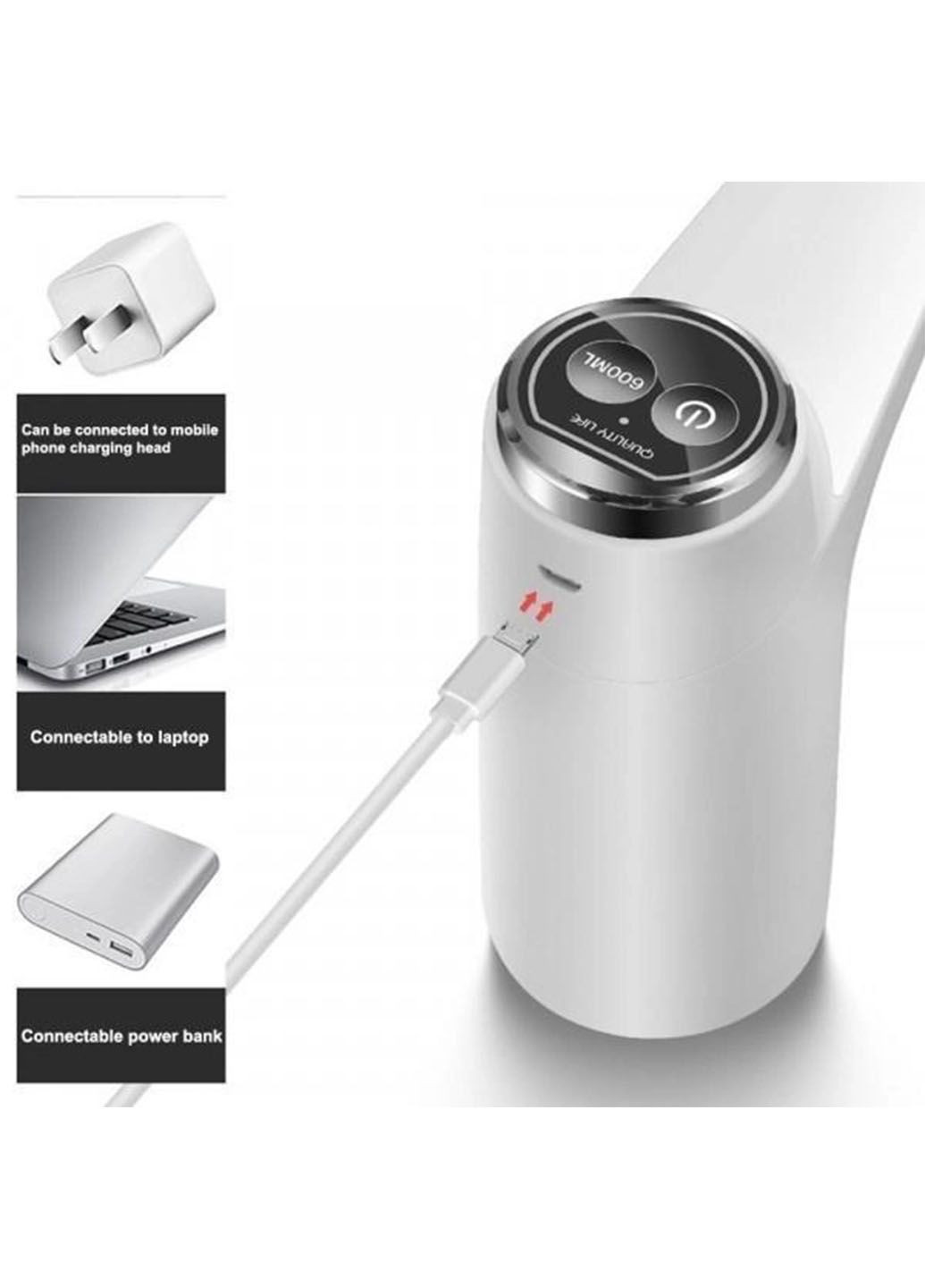 Электрический сенсорный насос для воды Aqua Pump Elite на аккумуляторе 2 режима набора воды Idea mag-623 (290049459)