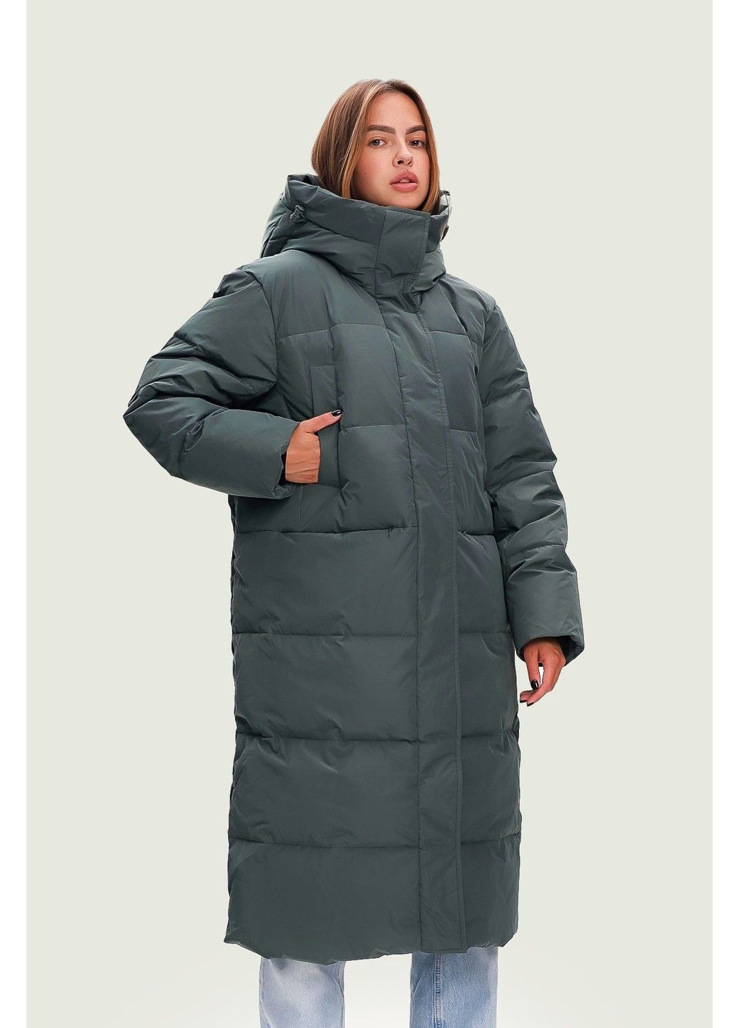 Зелений зимній Пуховик Finn Flare