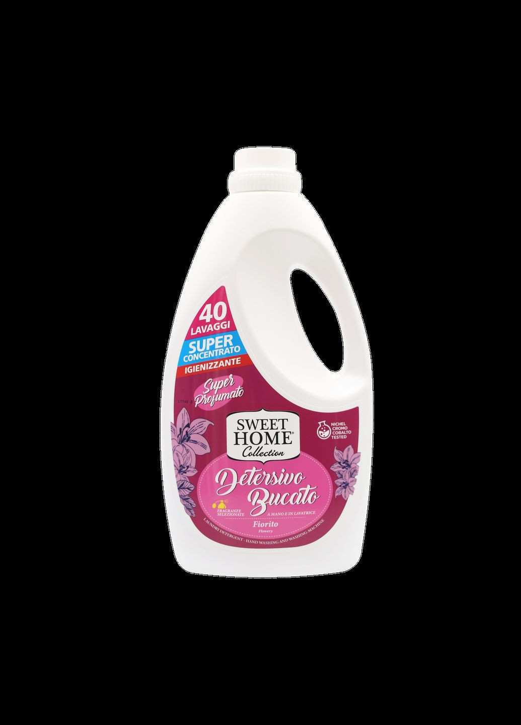 Гель для стирки Цветочный, 40 стирок, 2 л Sweet Home SHWGFL2000 (331787985)