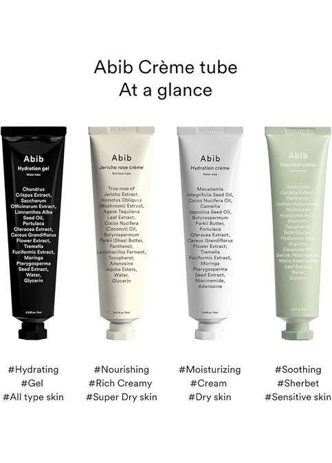 Зволожуючий крем для обличчя Hydration Creme Water Tube, 75 мл Abib (316395644)