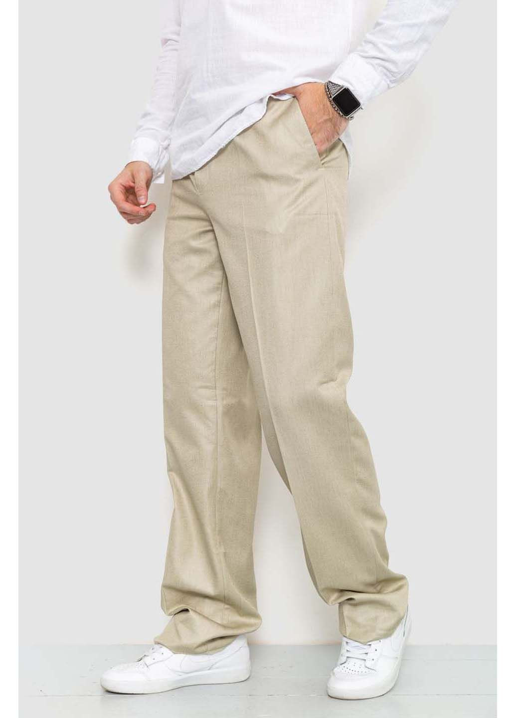 Светло-бежевые демисезонные брюки Ager