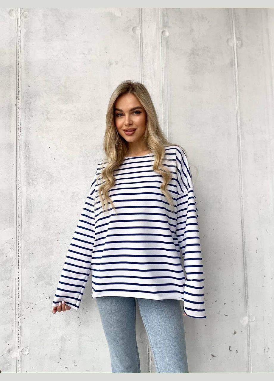 Лонгслив Оверсайз Турецкая Двонитка No Brand (317638186)