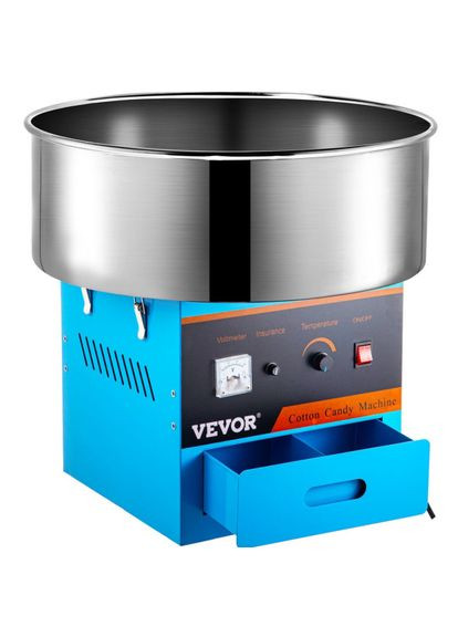 Апарат для приготування солодкої вати синій Vevor (351505658)