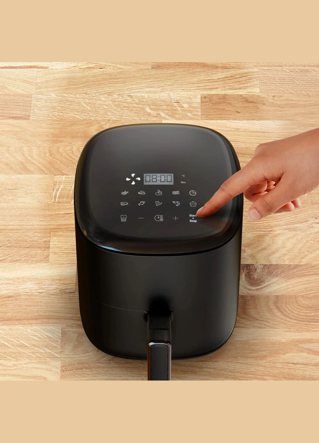 Мультипіч EasyFry Compact, 1300Вт, чаша-3л, сенсорне керув., пластик, Tefal (344558148)