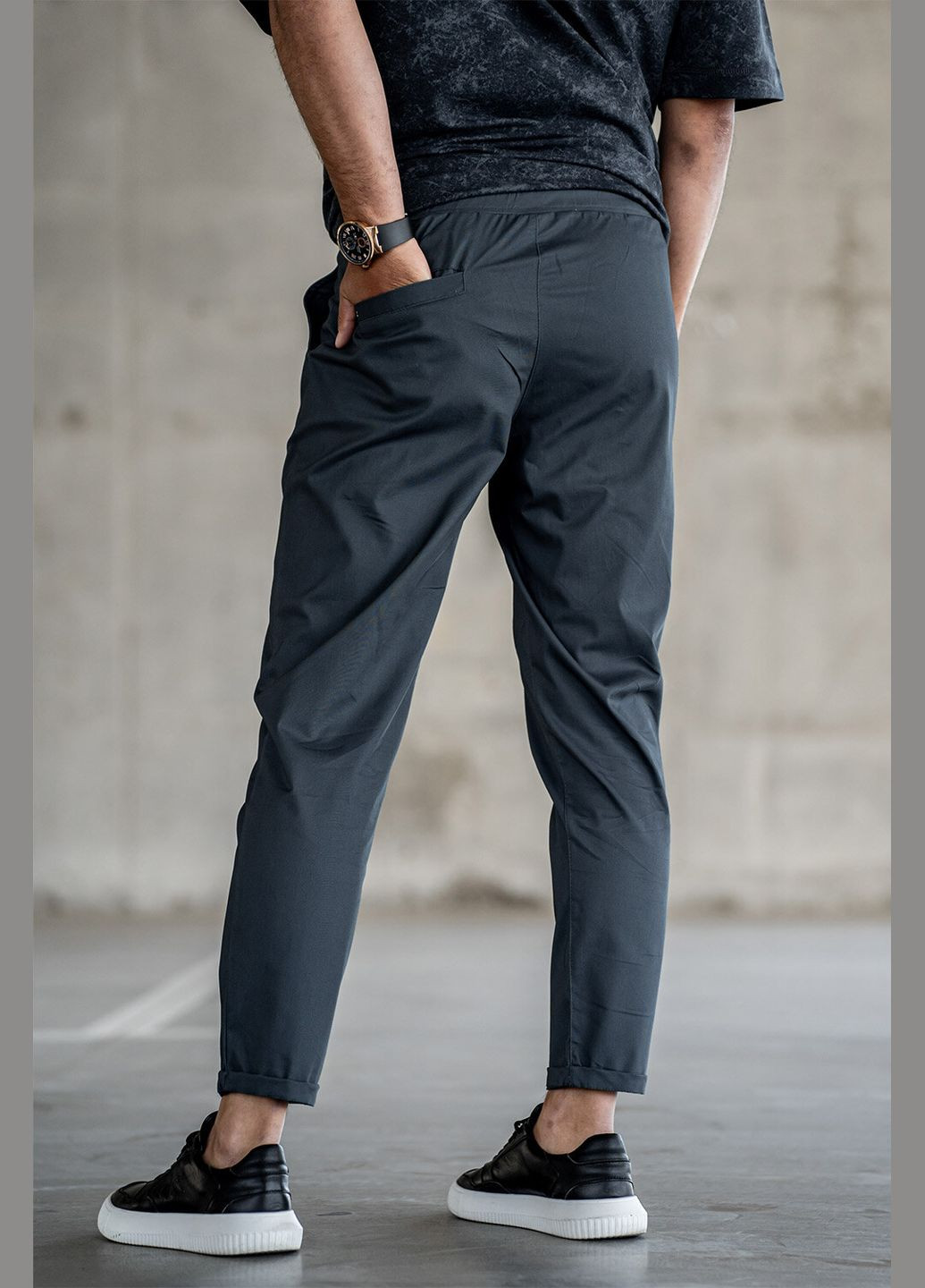 Чоловічі завужені штани Чинос Casual-Sport Темно-сині Teamv (316355019)