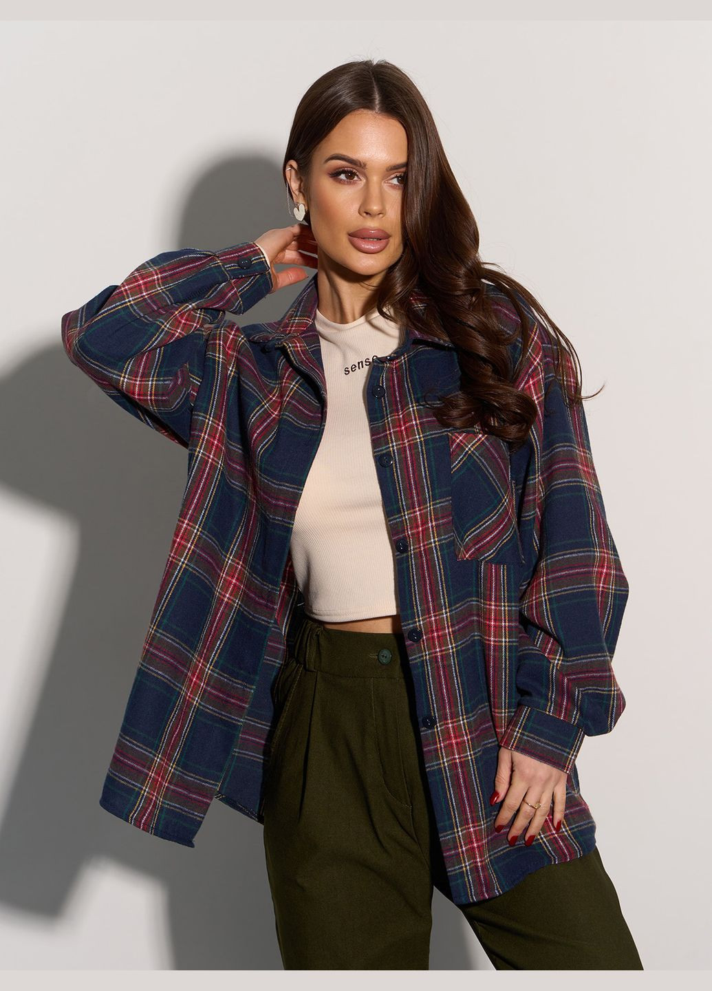 Жіночі сорочки ISSA PLUS 15084 (322458371)