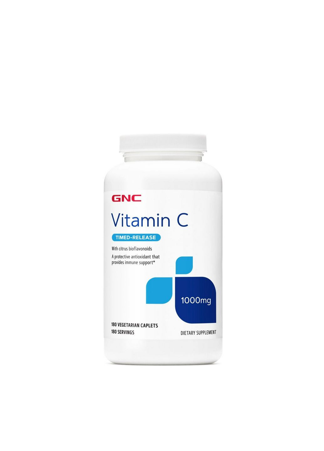 Витамины и минералы Vitamin C 1000 mg Timed-Release, 180 вегакапсул GNC (293340462)