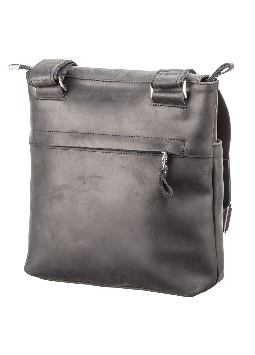 Сумка 11078 из винтажной кожи Черная Shvigel (298569521)