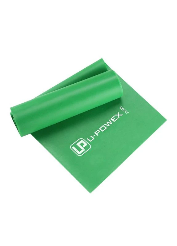 Лента-эспандер для фитнеса и реабилитации Fitness band 0.5мм. (9.1 кг) Green U-Powex (397020727)