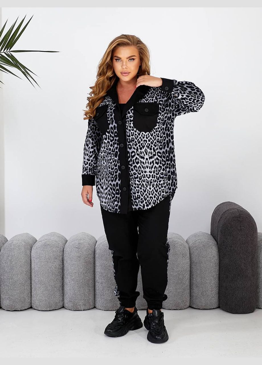 Женский костюм блуза и брюки цвет бежевый New Trend (304647296)