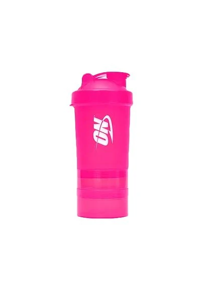 Шейкер Smart 600 мл, Pink (3-х компонентный) Optimum Nutrition (324421924)