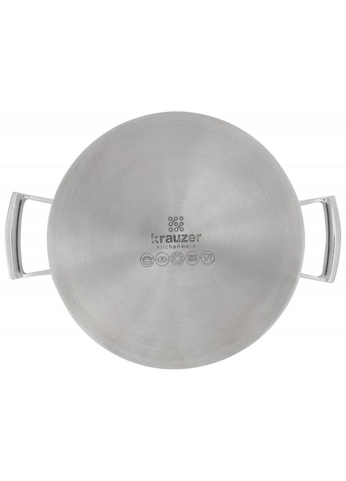 Кастрюля з кришкою Graphite 1.8 л 16 см 78311 Krauzer (359475823)