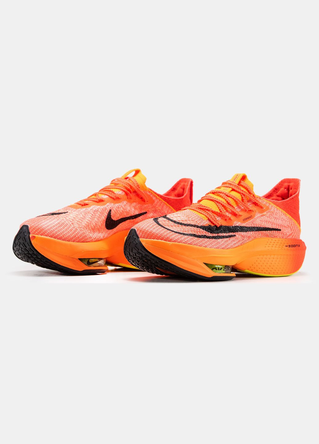 Помаранчеві Осінні кросівки чоловічі і жіночі nike air zoom alphafly orange | найк аір зум алфафлай оранжеві No Brand