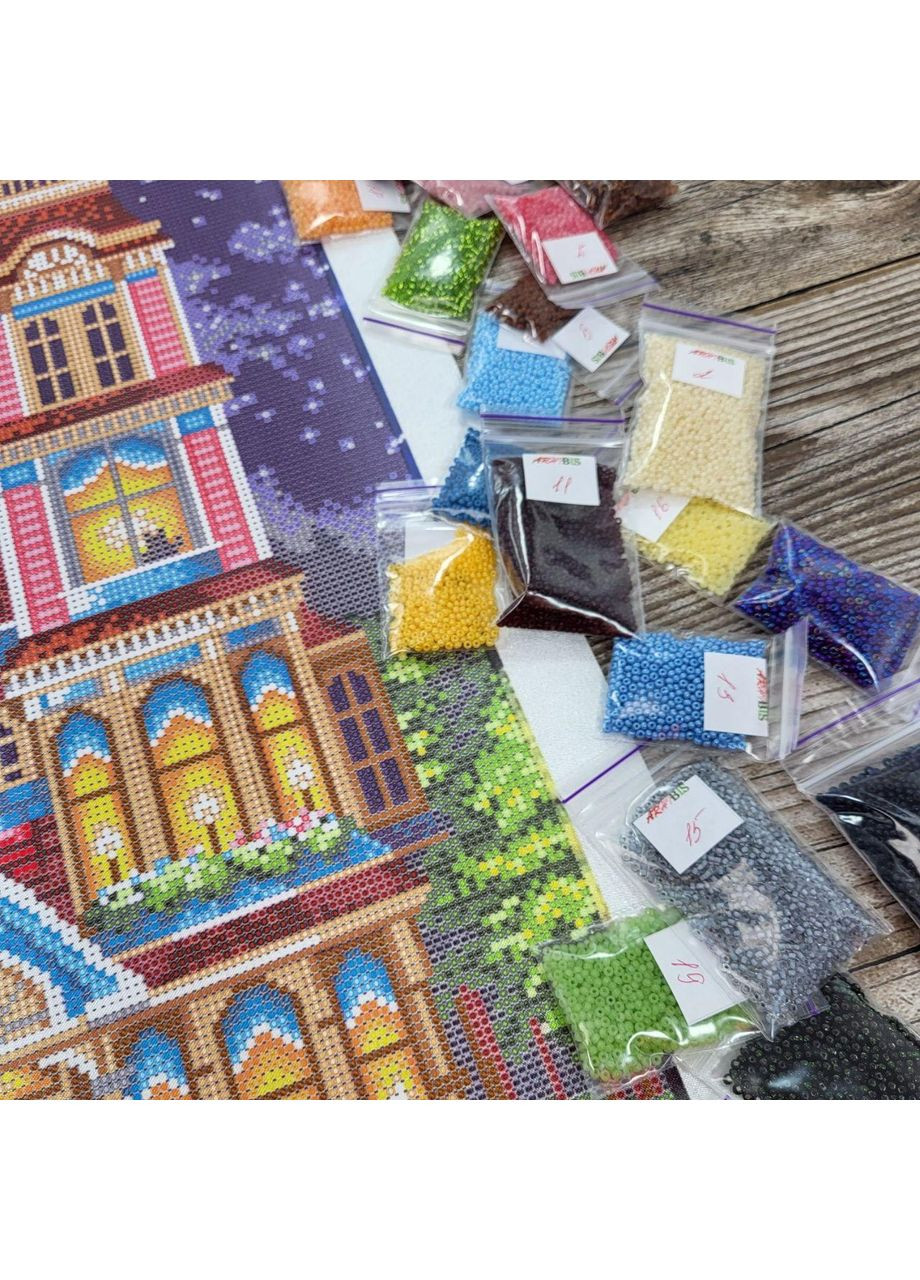 НАБОР ARHIBIS ТА-498 Викторианский шарм, набор для вышивания бисером картины Tela Artis (369666203)