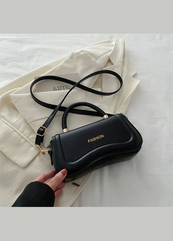 Жіноча сумка Fashion 8414 крос-боді чорна No Brand (306709389)