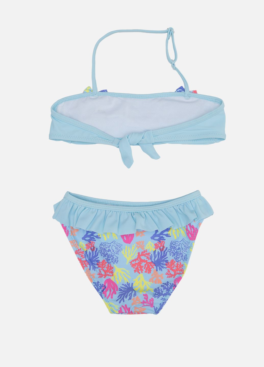 Голубой летний раздельный купальник для девочки цвет голубой цб-00250871 Teres