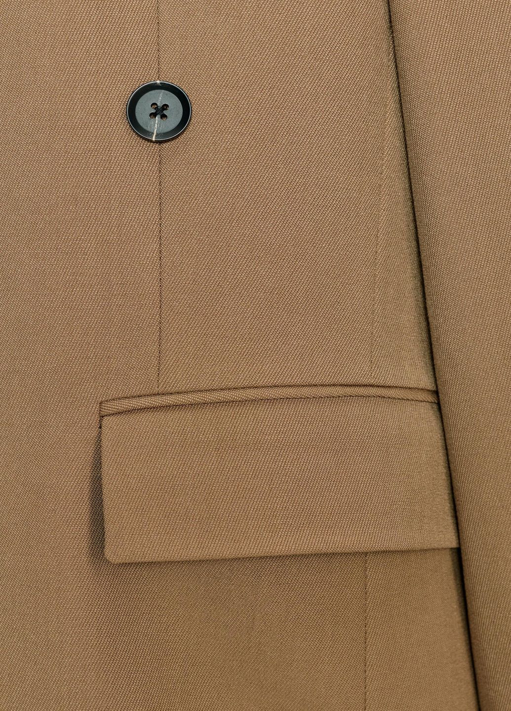 Светло-коричневый женский жакет Zara однотонный - демисезонный