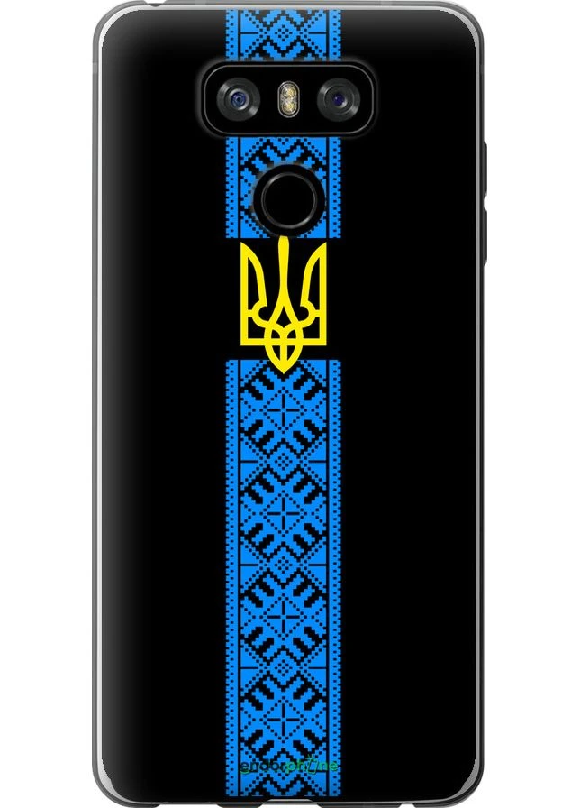 Чехол на LG G6 Тризуб в вышиванке "1158u-836-70447" Endorphone (374984434)